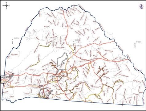 Polk County Nc Wall Map Red Line Style By Marketmaps - vrogue.co