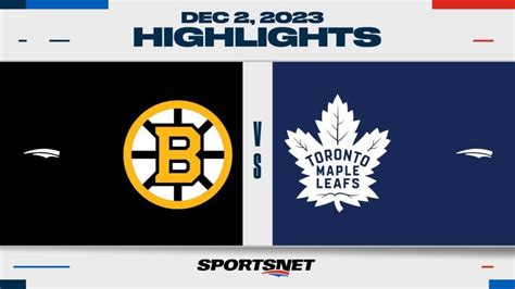 NHL Highlights: Bruins 4, Maple Leafs 3 (OT) - BVM Sports