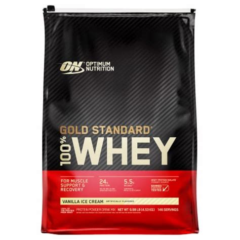 Optimum Nutrition Gold Standard® 100% Whey Protein Isolate Vanilla Ice ...