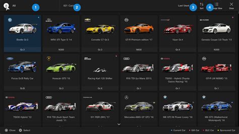 Gran Turismo Sport Cars By Price : Gran Turismo Sport New Car Prices ...