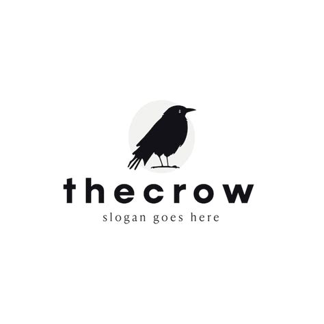 Premium Vector | Crow vector logo design