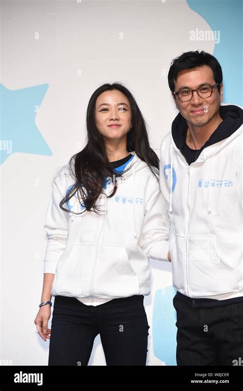 Chinese actress Tang Wei, left, and her South Korean director husband ...