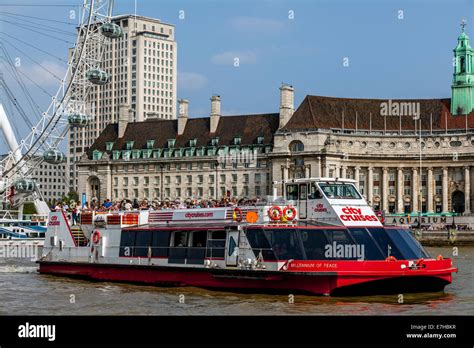 City Cruises, River Thames Boat Tour, London, England Stock Photo, Royalty Free Image: 73526427 ...