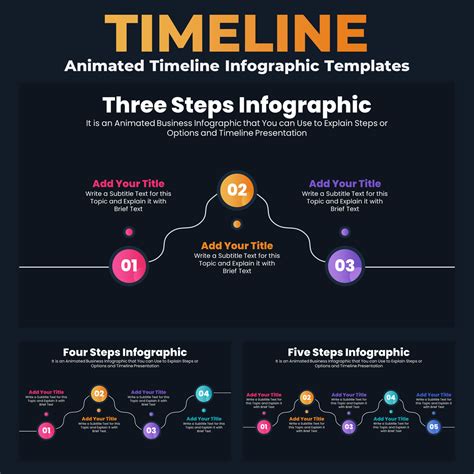 Premium Animated PowerPoint Horizontal Timeline Infographic Templates ...