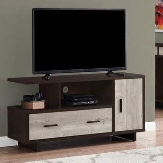 Tv Stand 48 Inch Console Drawers Living Room Bedroom Laminate Brown ...