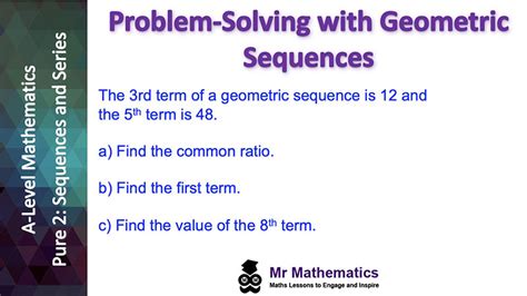 Sum of a Geometric Series for A-Level Mathematics - Mr-Mathematics.com