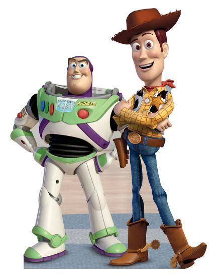 Toy Story - Buzz and Woody Cardboard Cutouts at AllPosters.com