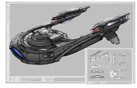 Starfleet ships — starship concept by John Eaves I don’t much care...