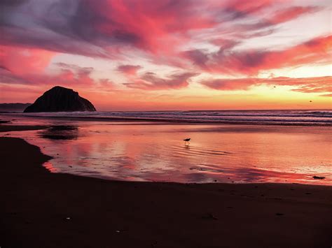 Morro Bay Ca Sunset At Morro Rock by Michael Mike L. Baird Flickr ...