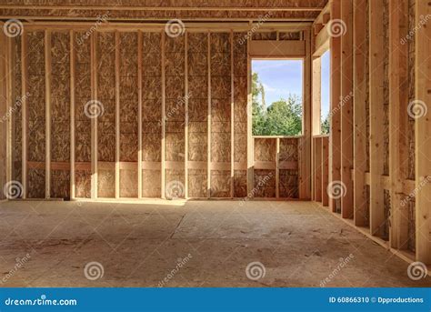 Interior Wood Frame Construction Stock Photo - Image of exterior, architecture: 60866310