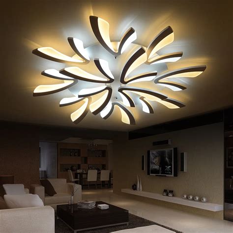 Modern Dimmable LED Living Room Ceiling Light Large Ceiling LED Light ...