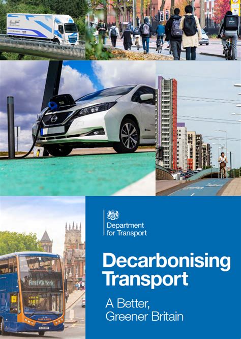 Decarbonising Transport – A Better, Greener Britain - TTF