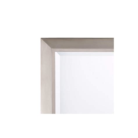 Kichler Brushed Nickel 24" x 30" Rectangular Wall Mirror - #M9383 | Lamps Plus