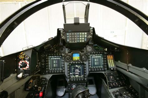 the cockpit of an airplane with multiple controls