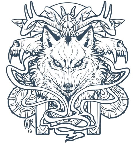 Fenrir Tattoo Werewolf Tattoo Werewolf Art Norse Tattoo Celtic | The Best Porn Website