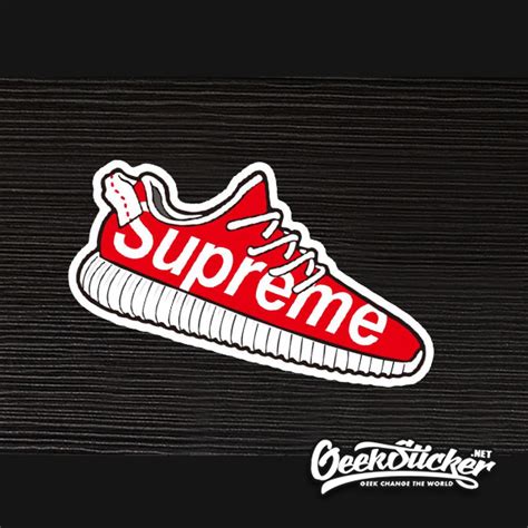 Supreme Shoes sticker bomb car styling cartoon waterproof graffiti sticker motocycle bike laptop ...