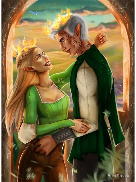 "Aelin and Rowan" Art Print by raeillustration | Redbubble