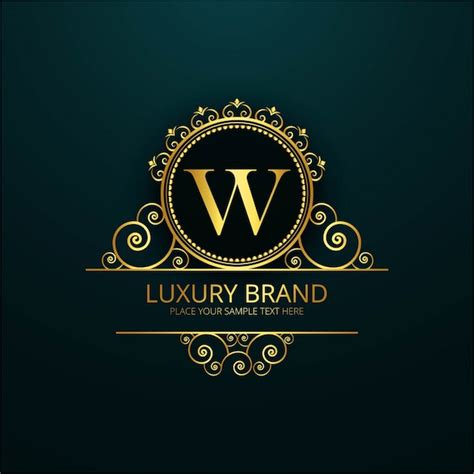 Luxury letter w logo Vector | Free Download