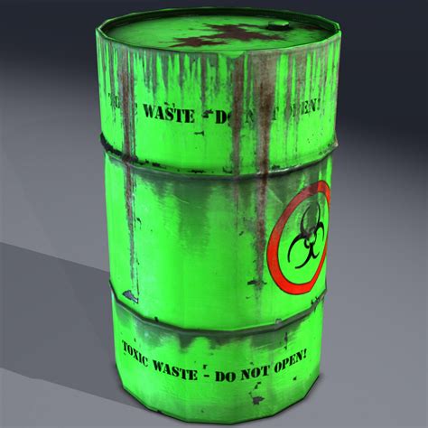 Industrial Barrel Toxic Hazardous Fbx