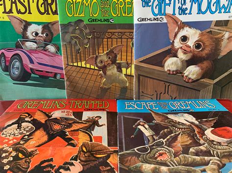 Gremlins read along books/ with Record | Etsy