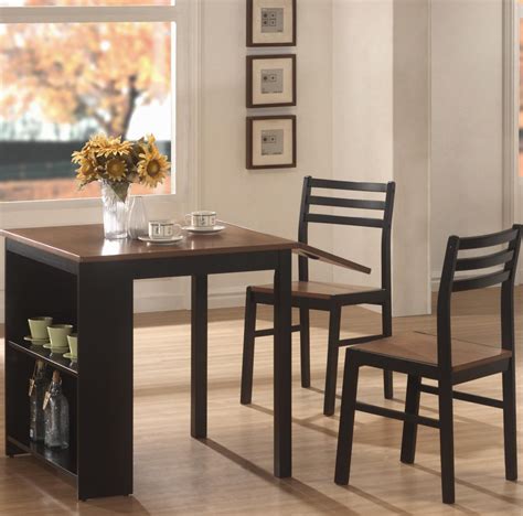 Modern Small Dining Table Set Breakfast Nook Wood