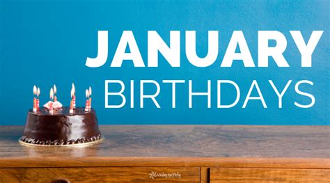 January Birthdays 2019