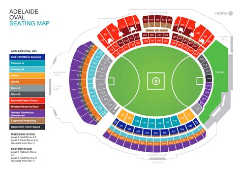 Adelaide Oval Seating Chart - Seating plans of Sport arenas around the ...