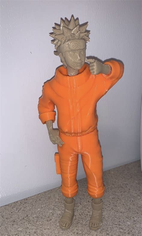 3D printed Naruto Fan art • made with Ender 3・Cults