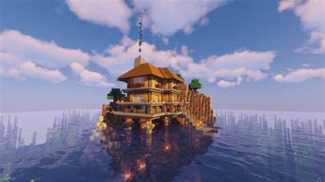 Minecraft Lakeside House Ideas - pic-weiner