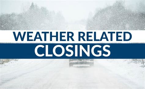 Weather Related Closings - Ada S. McKinley