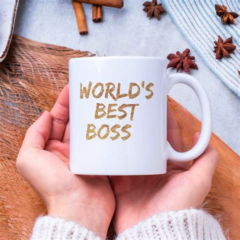 WORLD'S BEST BOSS Mug Funny Coffee Mug Boss Lady | Etsy