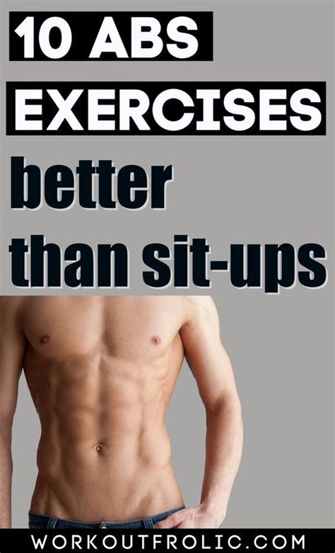 10 Abs Exercises Better Than Sit-ups -6 For Back Pain Relief | Abs and ...