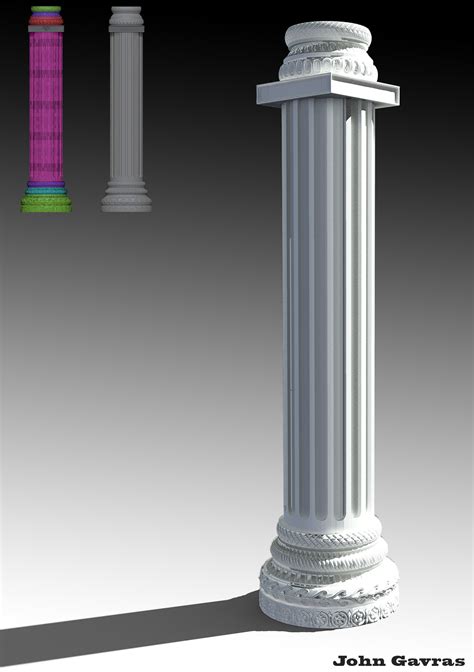 ArtStation - Marble Column