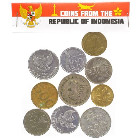 10 Different Indonesian Coins. Old Collectible Money: Rupiah | Etsy