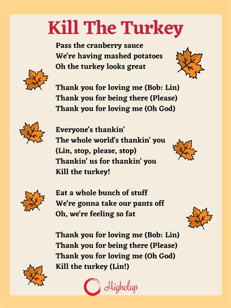 15 Best Thanksgiving Songs For Kids, With Lyrics | HighClap