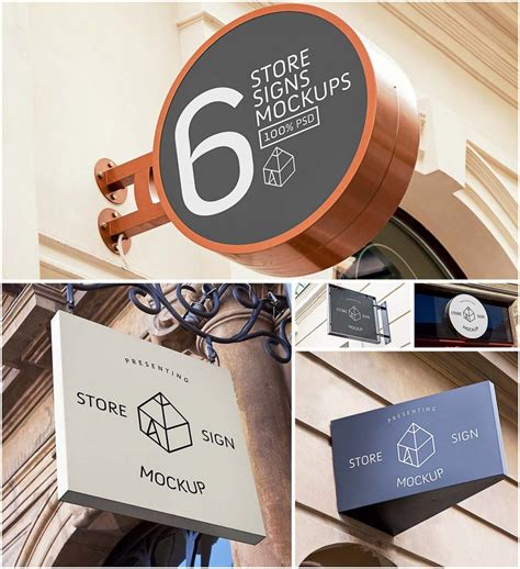 Store sign mockups | Free download