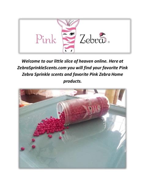 Pink Zebra Sprinkle Scents : Pink Zebra Sprinkles