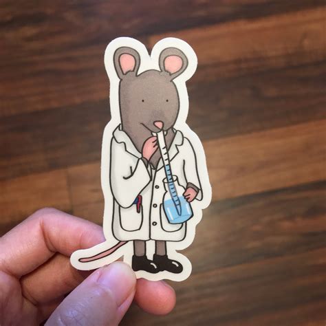 Mouse Mouth Pipetting Vinyl Sticker - Etsy