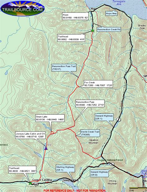 Eureka Alaska Trail System Maps