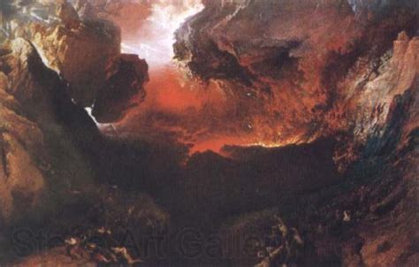 The Great Day of His Wrath John Martin Open picture USA Oil Painting ...