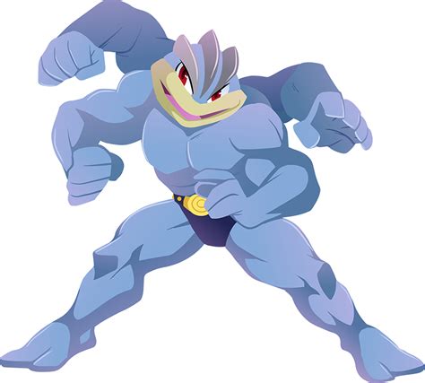 #068 Machamp by Kuitsuku on DeviantArt