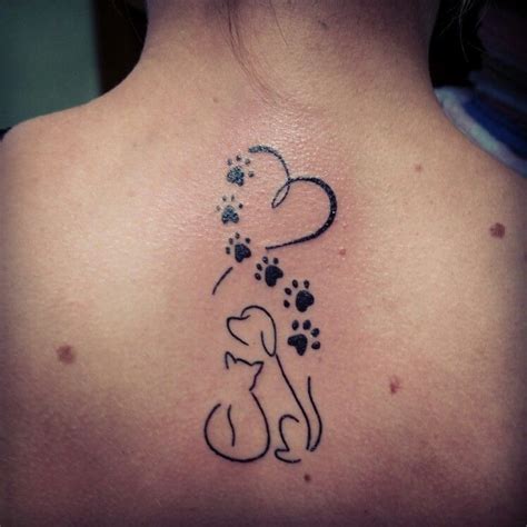 Pin by Michelle Stover Hetter on Tattoos | Silhouette tattoos, Pawprint tattoo, Trendy tattoos