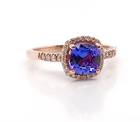 14k Rose Gold Tanzanite Ring