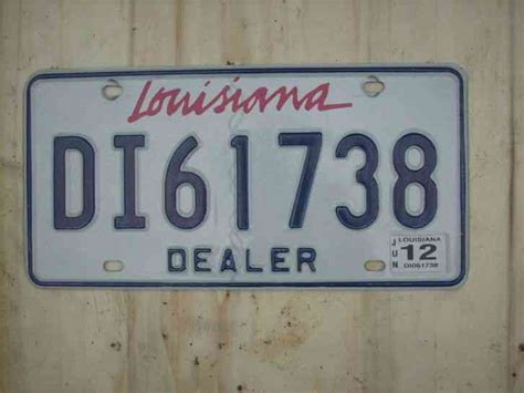 louisiana license plate