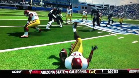 NCAA 14 Ray. Lewis big hit/slam. - YouTube