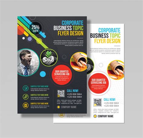 Athena Professional Business Flyer Design Template 001543 - Template ...