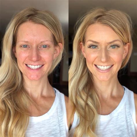 Highlight and contour before and after Maskcara Beauty makeover. # ...