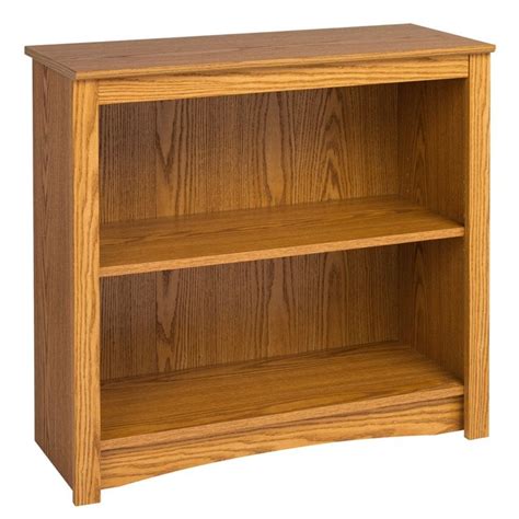 Bookcase Bookshelf Furniture 2 Shelf Wood Bookcase standard Country wall in Oak | eBay