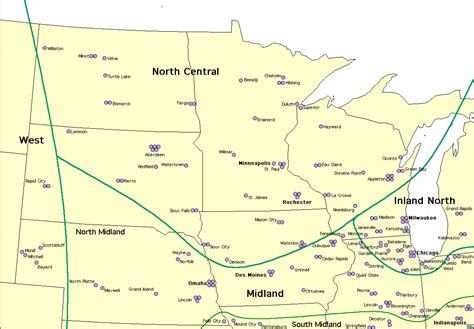 North Central Regional Map