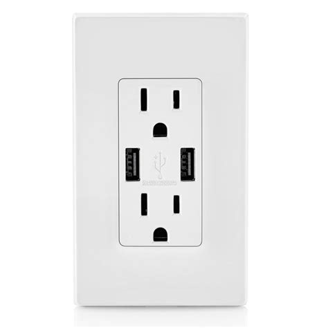 Duplex Receptacle/with 2 USB ports | Aterra Designs